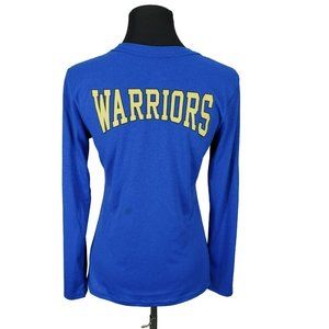 Nike‎ Dri Fit Women's Blue Golden State Warriors Size Small Fitted Athletic Top